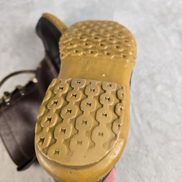 L.L. Bean Vintage 90s Felt Lined Maine Hunting Boots Shoe USA Men Size 6 - Picture 8 of 12